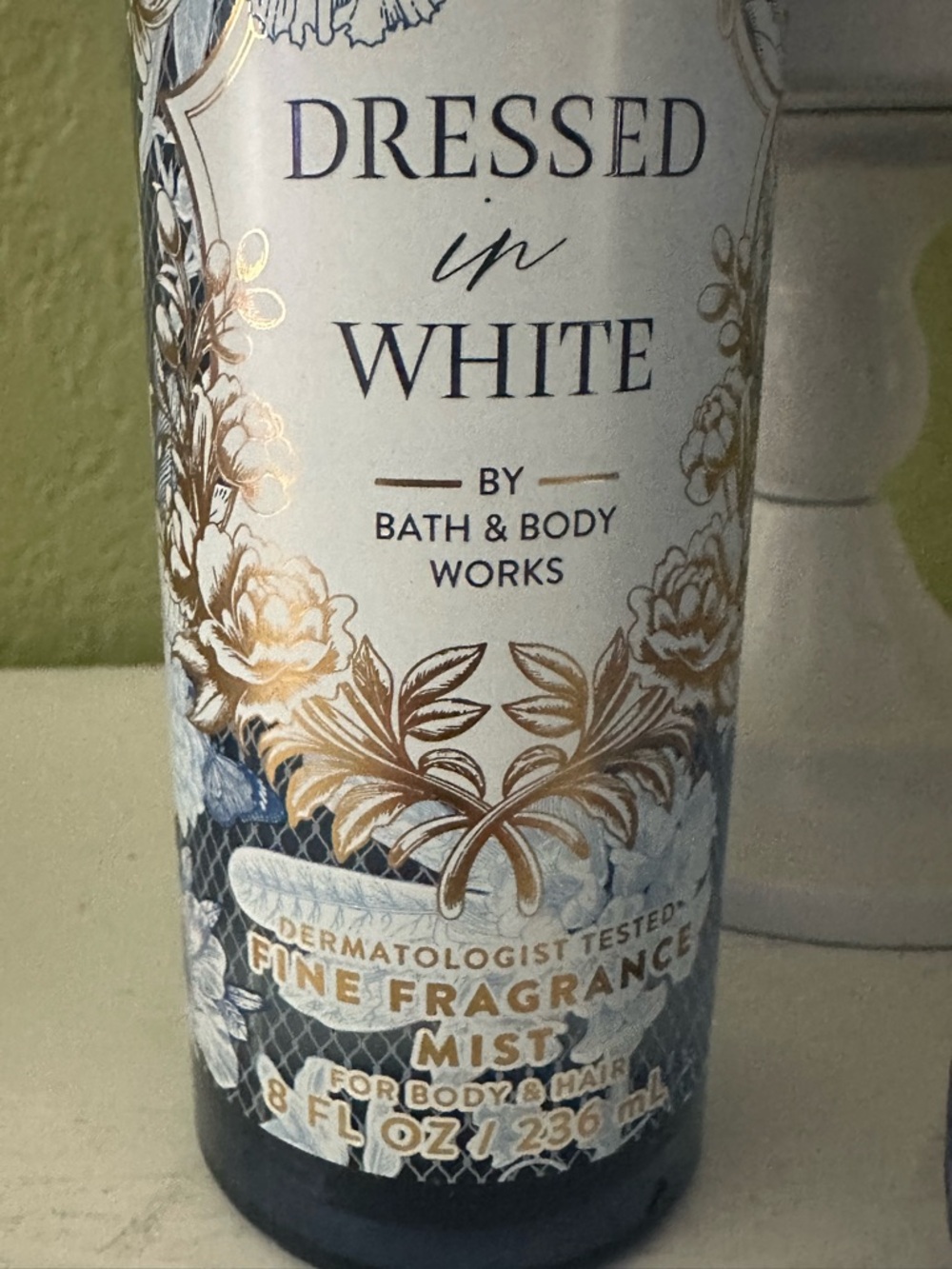 Bath & Body Works Dressed in White Blue Floral Body Wash & Cream Set - Picture 5 of 6